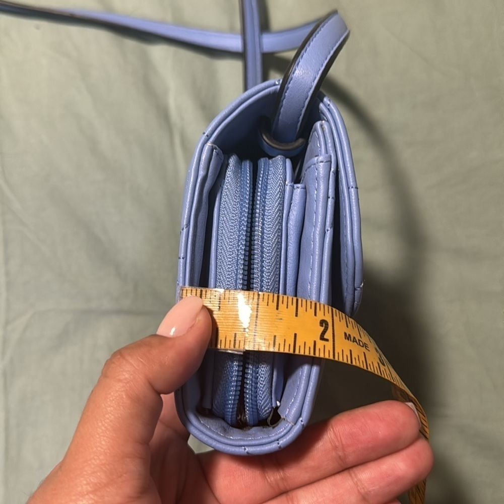 Crossbody Triangle Pattern - Light Blue - image 5